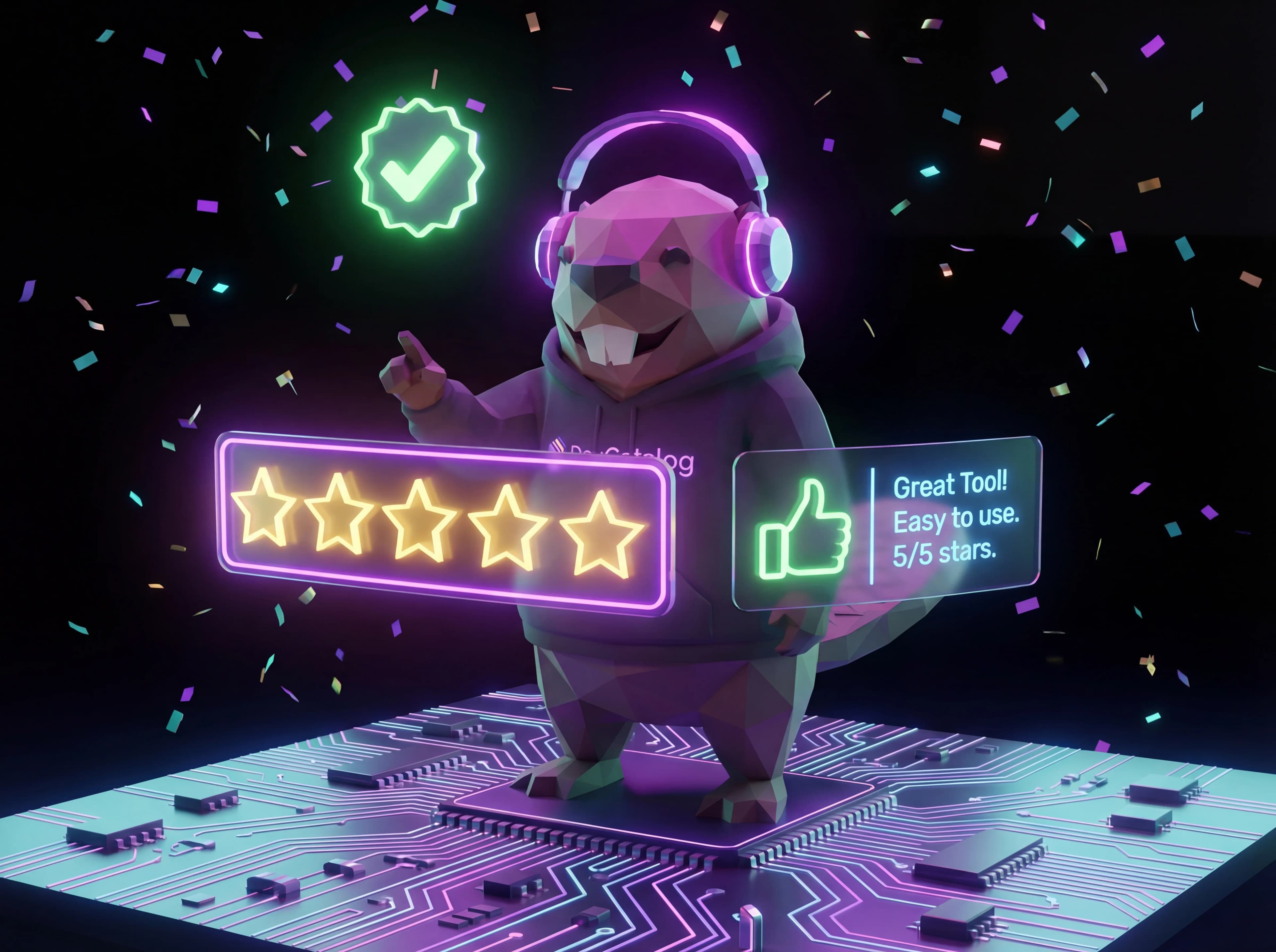 Rate, review, return